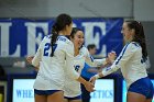 VB vs Plymouth St  Wheaton Women’s Volleyball vs Plymouth St. - Photo by Keith Nordstrom